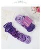 50pcs Elastic Hair Bands Girls Hair Accessories Colorful Women Nylon Headband Kids Ponytail Holder Scrunchie Ornaments Gift