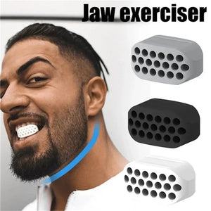 40/50/60lb Silicone Jaw Exerciser Facial Toner & Jaw Fitness Ball Neck Toning Equipment Facial Beauty Tool Double Chin Exerciser