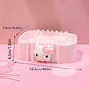Hello Kitty Kawaii Soap Tray Cartoon Sanrio Melody Soap Dishes Non-slip Drain Travel Home Bathroom Soap Box Bathroom Accessories