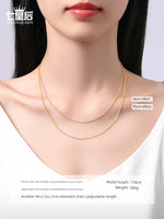 Load image into Gallery viewer, Women's 18K Yellow Gold Genuine Goods Sterling Silver Necklace
