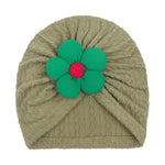 Load image into Gallery viewer, 1PCS Antumn Winter Warm Flower Baby Girls Hat Newborn Beanie Kids Toddler Infant Turban Caps Hair Accessories Gifts
