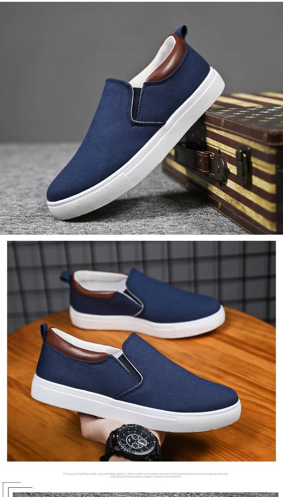 Men Shoes Canvas Sneakers Flats Lace up Leisure Loafers Fashion Comfort Rubber Sole Non Slip Sneakers 45 45 47 48 Large Size