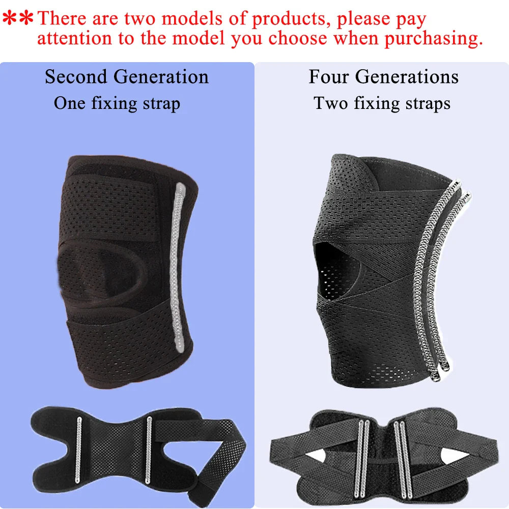 1PC Sports Kneepad Men Women Pressurized Elastic Knee Pads Knee Support Joints Protector Fitness Volleyball Brace Protector