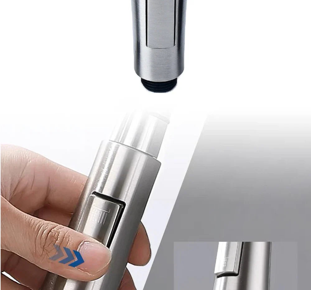 Kitchen Faucet Sprayer Nozzle Pull Out Shower Spray Head G1/2 Tap Accessory Replacement Black Golden Head Aerator Nozzle