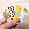 3/6pcs Fashion Sequin BB Hair Clips Color Transparent Flowing Sand Bangs Hair Gripes Girl Cute Cartoon Kids Headwear Accessory