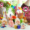 Moose Kawaii Bluey Family Cartoon Creative Straw Accessories Party Home Cute Animal Theme Colorful Straws Bluey And His Friends