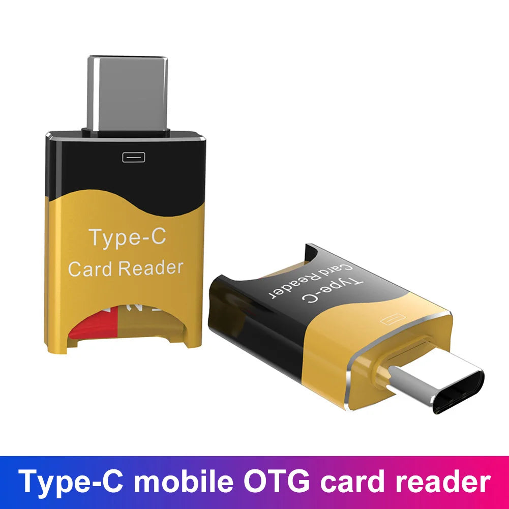 Type C To Micro-SD TF Card Reader Adapter For iPhone Xiaomi Samsung Huawei OTG Smart Memory Card Reader Aluminum Flash Drive