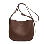 Load image into Gallery viewer, Fashion Women'S Bag Solid Color Pu Shoulder Bolsa Buckle Bucket Bag Korean High Capacity Tote Bag Inner Pouch Crossbody Bags

