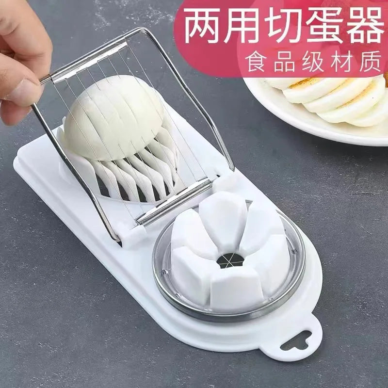 Egg Slicer Century Egg Magic Multi-function Egg Slicer Duck Egg Century Egg Slicer Half Slicer Cool Gadgets  Kitchen Items