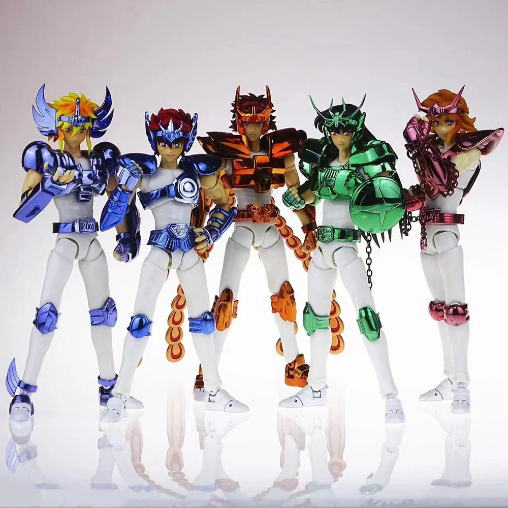 MMD Model Saint Seiya Myth Cloth EX Pegasus Seiya Dragon Shiryu Cygnus Hyoga Andromeda Shun Phoenix Ikki Comic Ver Action Figure