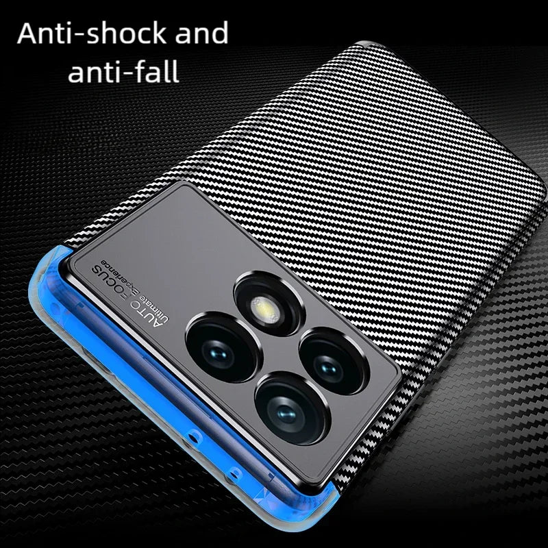 For Xiaomi Poco X6 Pro Case Xiaomi Poco X6 X6 Pro Cover Silicon Shockproof Luxury TPU Protective Phone Case Xiaomi Poco X6 Pro