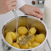 1pcs stainless steel kitchen gadget potato masher press cooking tool mashed potatoes wavy pressure Kitchen accessories