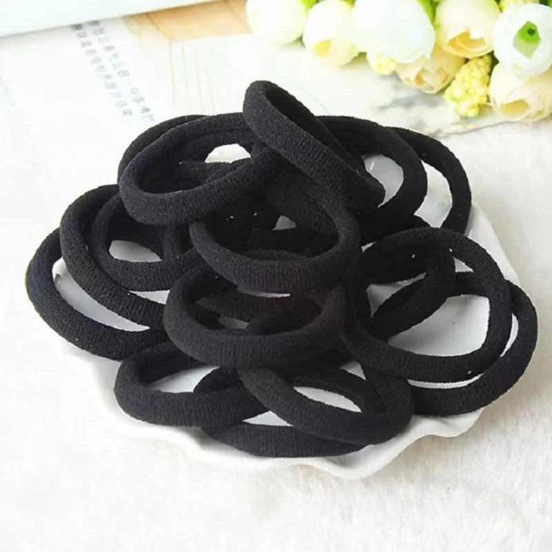 20/100pcs Kids High Elastic Hair Bands Girls Sweets Scrunchie Rubber Band for Children Hair Ties Headband Baby Hair Accessories