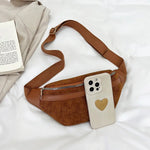 Load image into Gallery viewer, Corduroy Women's Waist Bag Small Canvas Ladies Shoulder Crossbody Bags for Women 2024 Fanny Pack Fashion Phone Female Chest Bag

