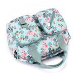 Load image into Gallery viewer, Fashion Multi-pockets Female Bag High Quality Durable Fabric Women Shoulder Bag Casual Floral Printing Girls Shopping Handbag
