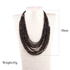 Bohemia Necklace Set Fashion Multi-layer Seed Beaded Vintage Long Necklaces For Women Long Pendants Wedding Jewelry wholesale