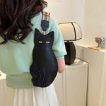 Load image into Gallery viewer, Cat Shape PU Women Handbags Cute Crossbody Female Bag Fashion Zipper Simple Adjustable Shoulder Strap Waterproof Shopping Travel
