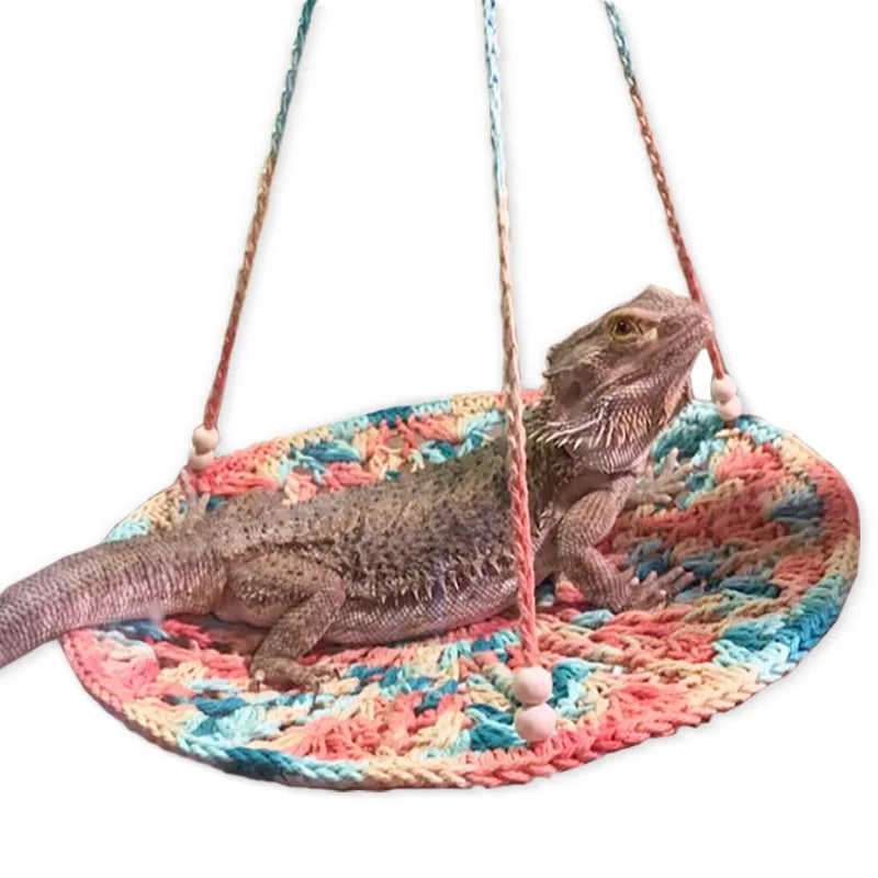 Crawling Pet Supplies Lizard Hammock Cotton Nest Chameleon Hamster Dragon Cat Squirrel Snake Parrot Swing Toy Lizard Accessories