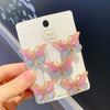 5PCS Sweet Stereoscopic Color Gradient Cute Baby Hairpins Kids Hair Clips Children Headwear Princess Barrette Girls Accessories