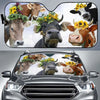 Horse Car Sunshade Mustang Windshield Pet Home Sunshade Custom Pattern Car Accessories Couple Gift Sunshade