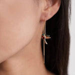 Load image into Gallery viewer, 2024 Creative Long Pendant Tassel Crystal Drop Earrings Cute Colorful Enamel Bird Earrings For Women Wedding Band Jewelry
