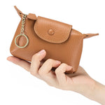 Load image into Gallery viewer, Genuine Leather Coin Purses Small Card Holder Purse High Quality Leather Mini Dumplings Wallet Brand Exquisite Clutch Bag 2023
