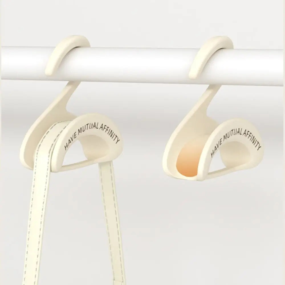 Multifunctional Wardrobe Handbag Organizer Hanger Hook Durable Over Closet Rod Hanging Storage Rack For Hat Scarves Shawls Tie