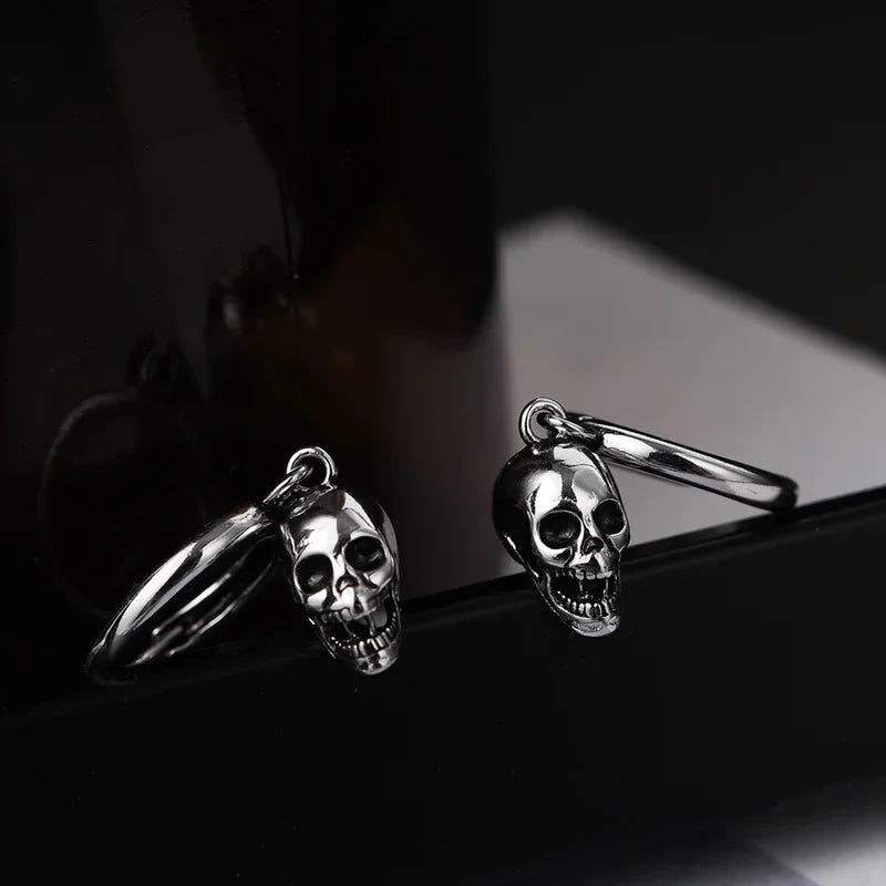 Halloween Skeleton Earrings Vintage Goth Punk Skull Earring for Women Man Fashion Jewelry Gifts