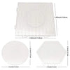 Yant Jouet 5mm Hama Beads Pegboard Transparent Template Board Circular Square tool DIY Figure Material Board Perler Beads