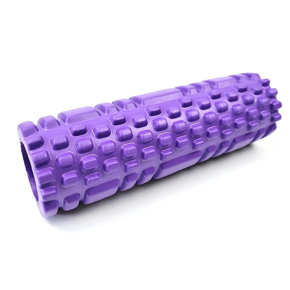 Yoga Column Foam Fitness Muscle Training Pilates Sports Massage Foam Roller Grid Trigger Point Therapy Home Gym Exercise