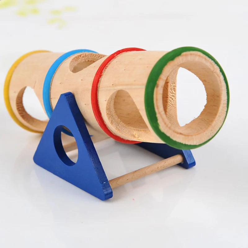 Hamster Toys Wooden Colorful Funny Seesaw Mouse Chinchilla Gerbil Hedgehog Cage House Pet Accessories  Articles for Pets