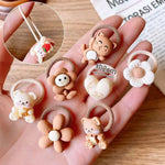 Load image into Gallery viewer, 10Pcs/Set Girls Cute Cartoon Flower Kid Elastic Hair Rubber Band Accessories Ponytail Holder Tie Hair Ring Rope Headdress
