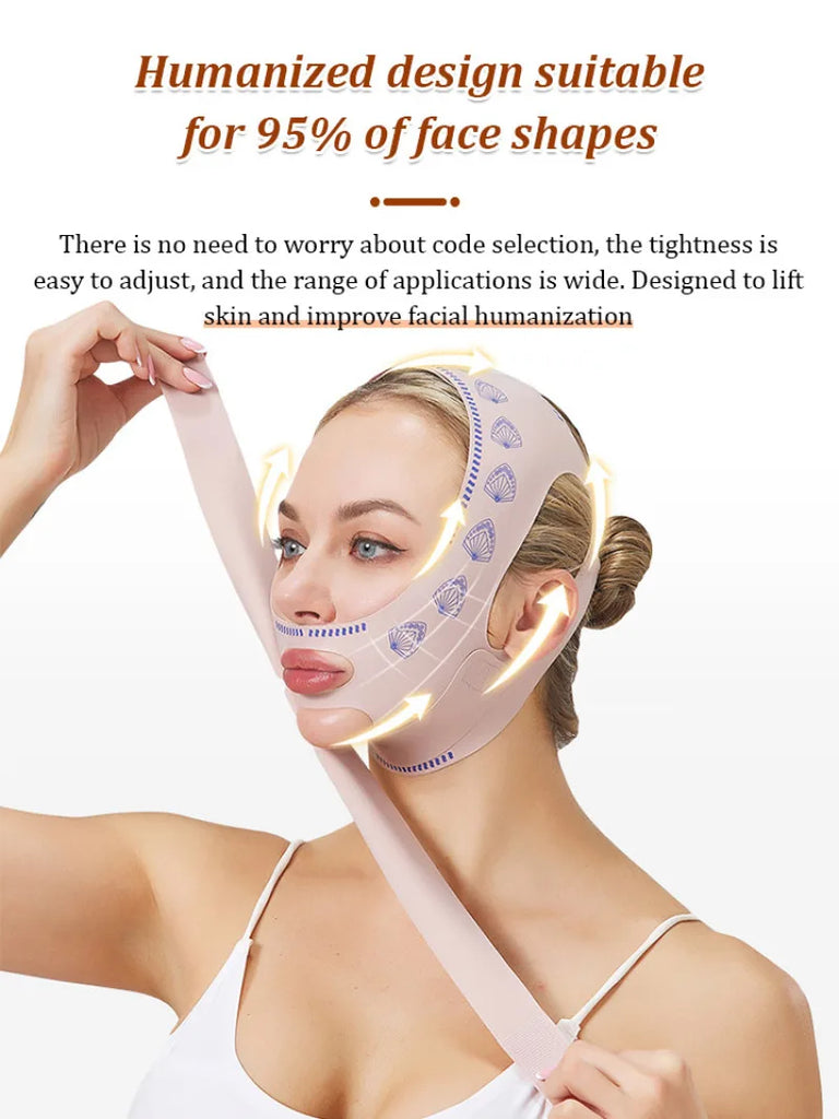 Chin Cheek Slimming Bandage V Shaper V Line Lifting Mask Face Lifting Anti Wrinkle Strap Band Sleeping Mask Beauty Health