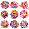 20pcs/lot Pet Dog Cat Hair Bows Mix Color Christmas Dog Hair Bows Rubber Bands Handmade Boutique Pet Grooming Dog Accessories