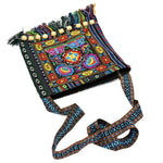 Load image into Gallery viewer, Boho Ethnic Style Embroidered Crossbody Bag with Tassel Decor for Women
