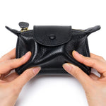 Load image into Gallery viewer, Genuine Leather Coin Purses Small Card Holder Purse High Quality Leather Mini Dumplings Wallet Brand Exquisite Clutch Bag 2023
