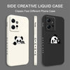 Panda Cute Label Phone Case For Xiaomi Redmi Note 13 12 Pro Plus 13 12S 12 11S 11 10S 10 Redmi 12 Shockproof Soft Silicone Cover