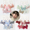 10Pcs/Lot  Children's Cute Headwear Hair Accessories Baby's Basic Bow Tie Band Set Small Scrunchie Kids Elastic Hair Ties