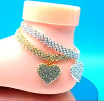 Heart Charm Anklet