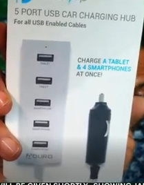 5 PORT CAR CHARGER
