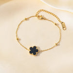 Load image into Gallery viewer, Clover Bracelet for Women Gold Plated Stainless Steel Bracelet Charm Bracelets Women's Hand Bracelets Girls Summer Jewelry
