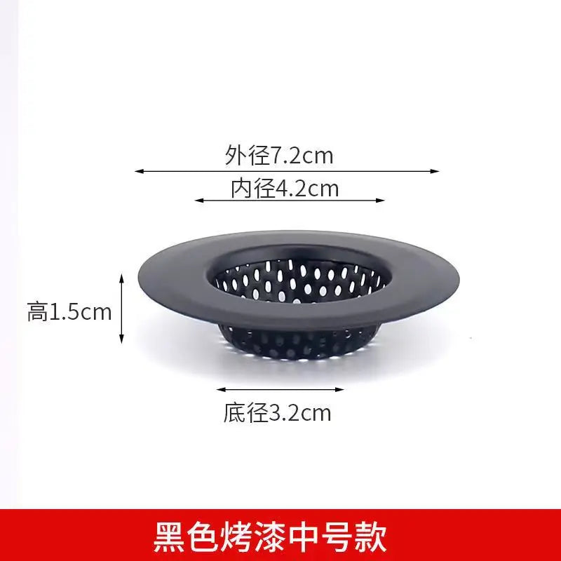 1PCS Kitchen Sink Filter Stainless Steel Mesh Strainer Wash Basin Drain Hole Trap Hair Catcher Stopper for Bathroom Accessories