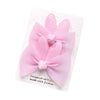 2pcs/set New Girls Kids Gauze Bow Hairpin Rabbit ears Hair Clips Princess Hair Accessories Baby Barrettes Wholesale