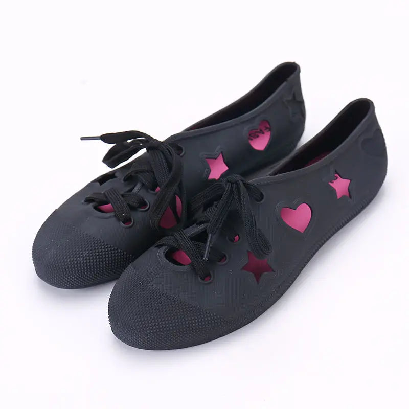 Women Casual Shoes 2022 New Ladies Waterproof Flats Comfy Soft Zapatos Mujer Walking Footwear Summer New Rain Shoes