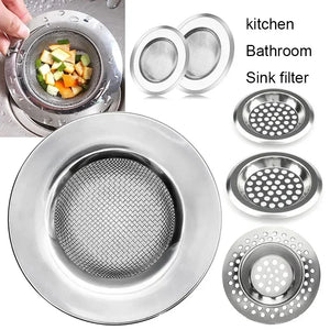 Kitchen Sink Strainer Sink Grid Filter Stainless Steel Mesh Drain Hole Filter Protection Against Clogging Kitchen Accessories