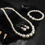 Load image into Gallery viewer, Pearl Jewelry Sets Necklace Bracelet Earrings Baroque Simulation Pearl Sets for Women Party Jewelry Wedding Jewlery Gift Trendy
