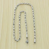 S925 Sterling Silver Necklace National Style Retro Emblem Hip Hop Chain Personalized Fashion Accessories Chain Jewelry
