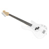 White HK-LADE Electric Bass Set Rosewood Electric Bass Guitar Set with Amplifier Bag Strap Picks 3M connection line Accessories