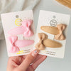 2Pcs Bow Flowers Hair Clip Girl Cute Hair Bands Kids Hair Accessories Handmade Cloth Headwear Hairpins Barrettes Headdress Gift