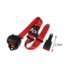 3 Point Car Seat Belt Automatic Retractable Seat Belt for Go Kart Buses Black Red Safety Adjustable Seatbelts Accessories